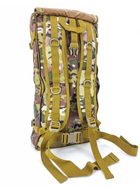 Рюкзак сумка туристический 46 литров зеленый камуфляж - изображение 3