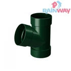 Тройник для трубы RAINWAY 130 система Зеленый