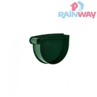 Заглушка воронки левая RAINWAY 90 система Зеленая