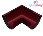 Угол желоба наружный 90 градусов RAINWAY 90 система Красный