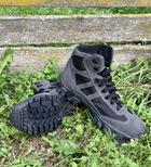 Берцы короткие облегченные , обувь для военных, пожарных, полиции KROK BUС03, 40 размер, чёрные, 01.40 - изображение 2
