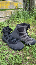 Берцы короткие облегченные , обувь для военных, пожарных, полиции KROK BUС03, 40 размер, чёрные, 01.40 - изображение 4