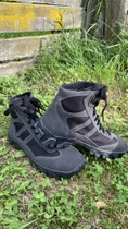 Берці короткі полегшені , взуття для військових,пожежних, поліції KROK BUС03, 42 розмір, чорні, 01.42 - зображення 4