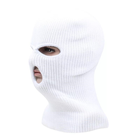 Балаклава маска Бандитка 2 в 1 Біла, Унісекс Reis One size