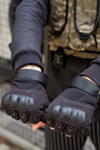 Військові Тактичні Перчатки Without Finger Black - изображение 1