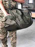 Універсальна тактична військова сумка MIL-TEC US Combat Parachute Cargo Medium 54 л, ОРИГІНАЛ, олива - зображення 5