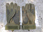 Перчатки военные тактические палые Oakley олива - изображение 7