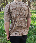 Тактическая футболка Flas-1; XXL/56р; 100% Хлопок. Пиксель/песочный. Армейская футболка Флес. Турция - изображение 5
