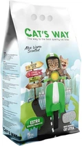 Білий бентонітовий наповнювач з ароматом Алое вера Cat's Way 5 л