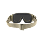 Wiley X SPEAR Dual Ballistic Goggles Grey/Clar/Orange Lens/Matte Nude Frame - зображення 4