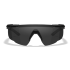Захисні балістичні окуляри Wiley X SABER ADV Сірі лінзи/матова чорна оправа (без кейсу) - зображення 1