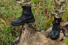 Берці тактичні. Чоловічі ультралегкі бойові черевики Мaxsteel Hi-legs Black 38 (251мм) чорні - зображення 5