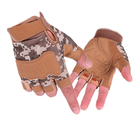 Тактичні рукавички безпалі Gloves піксель розмір M (11686) - зображення 3