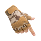 Тактичні рукавички безпалі Gloves піксель розмір M (11686) - зображення 5