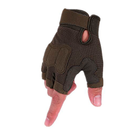 Тактические перчатки беспалые Gloves олива размер M (11687) - изображение 3