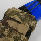 Тактический подсумок для магазина АК с пластиковыми вставками армейский ЗСУ Пиксель (Ks09876) - изображение 4