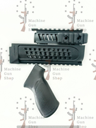 Комплект Цевье на АК, Ручка переноса огня литая, Пистолетная рукоятка литая, Приклад телескопический регулируемый (0036) - изображение 3