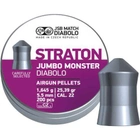 Пули пневматические JSB Monster Straton 5,51 мм 1,645 г 200 шт/уп (546289-200) - изображение 1