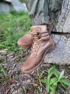 Тактические мужские ботинки с трековой подошвой коричневые размер 37 - изображение 5