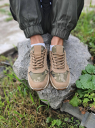 Тактические женские кроссовки с пиксельной кордурой из трековой подошвой размер 37 - изображение 3