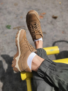 Тактические женские кроссовки коричневые размер 38 - изображение 3