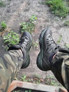 Демісезонні тактичні кросівки темно-зелені розмір 45 - зображення 4