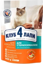 Корм для кошек Club 4 Paws Sterilized