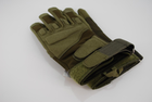 Тактичні рукавички з пальцями 9054_M_Olive - зображення 5