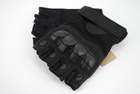 Тактичні рукавички без пальців 9067_XL_Black - зображення 4