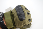 Тактичні рукавички без пальців 9051_М_Olive - зображення 6