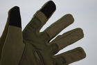 Тактичні рукавички з пальцями 9070_M_Olive_Sensor - зображення 7