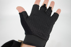 Тактичні рукавички без пальців 9065_Black - зображення 6