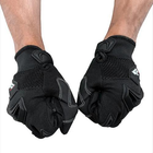 Перчатки тактические REIS RMC-IMPACT; L/9; Черные. Стрелковые перчатки с пальцами. - изображение 7