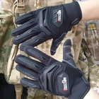 Перчатки тактические REIS RMC-IMPACT; XL/10; Черные. Стрелковые перчатки с пальцами. - изображение 8