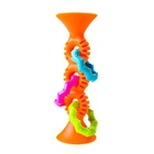 Прорезыватель-погремушка на присосках Fat Brain Toys pipSquigz Loops оранжевый (F165ML) 4213910