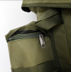 Рюкзак тактический 80 литров объем мужской штурмовой военный рюкзак 80л, водоотталкивающий оксфорд Хаки (KS2677880) - изображение 7