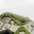 Армійські налокітники зі швидким скиданням тактичні UA 23 Піксельний камуфляж (KS2324657) - зображення 4