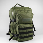 Рюкзак тактический 40 литров объем для ЗСУ, мужской штурмовой военный рюкзак 40л, водоотталкивающий оксфорд Хаки - изображение 1