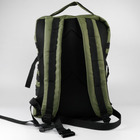 Рюкзак тактический 40 литров объем для ЗСУ, мужской штурмовой военный рюкзак 40л, водоотталкивающий оксфорд Хаки - изображение 7