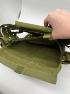 Жилет тактичний плитоноска MOLLE А54 JPC олива зелена військова армійська - зображення 5