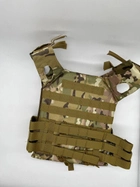 Жилет тактический плитоноска MOLLE А54 JPC мультикам военная армейская - изображение 6