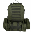 Військовий рюкзак, тактичний 55 л, з підсумками, олива - зображення 4