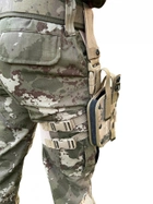 Набедренная кобура штурмовая тактическая на ногу для пистолета - изображение 8