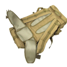 Тактический рюкзак 50-70L c отделением для оружия до 112см Clefers Tactical C70, Хаки (5002207) - изображение 4