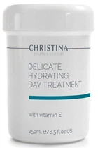 Делікатний зволожувальний крем для нормальної та сухої шкіри Delicate Hydrating Day Treatment Vitamin E Christina 250 мл