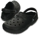 Женские сабо с мехом CROCS Classic Lined Clog 41 (EU 41-42) Черный 203591