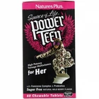 Вітаміні для дівчаток, Power Teen For Her, Nature's Plus, Source of Life, 60 таблеток (NAP-30004)