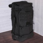Трансформер рюкзак-сумка водонепроникний de esse 8825-black Чорний - зображення 1