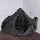 Трансформер рюкзак-сумка водонепроницаемый de esse 8825-black Черный - изображение 8