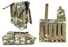 Подсумок под АК-РПК тройной на 6 магазинов PA m9 /MOLLE/ (Подсумок для РПС разгрузки, плитоноски, бронежилета) EFPAРT9
